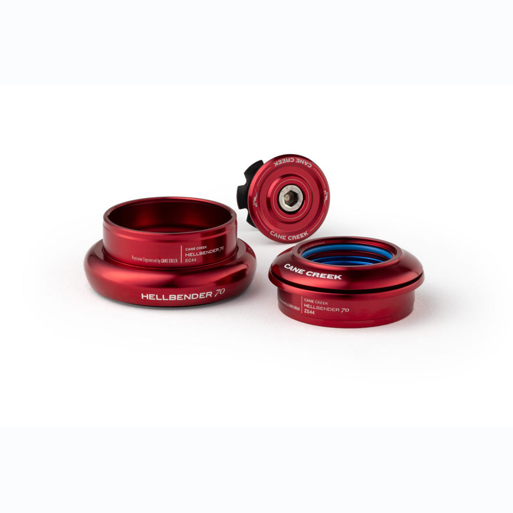 Cane Creek Hellbender 70 ZS44/ZS56/40 Headset Complete Red