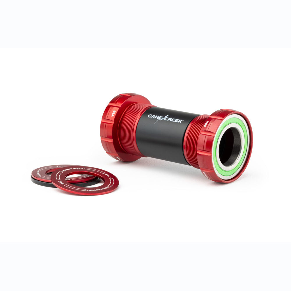 Cane Creek Hellbender 70 BB - BSA 24mm 68mm / 73mm Bottom Bracket Red