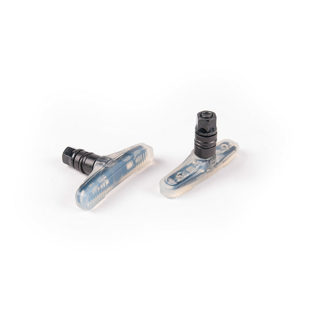 Eclat Force BMX Brake Pad, Male Bolt Black / Clear