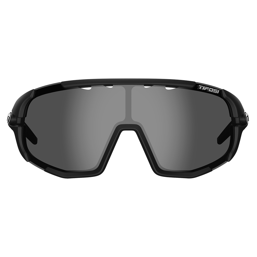 Tifosi Sledge Matte White, Smoke/AC Red/Clear Lens