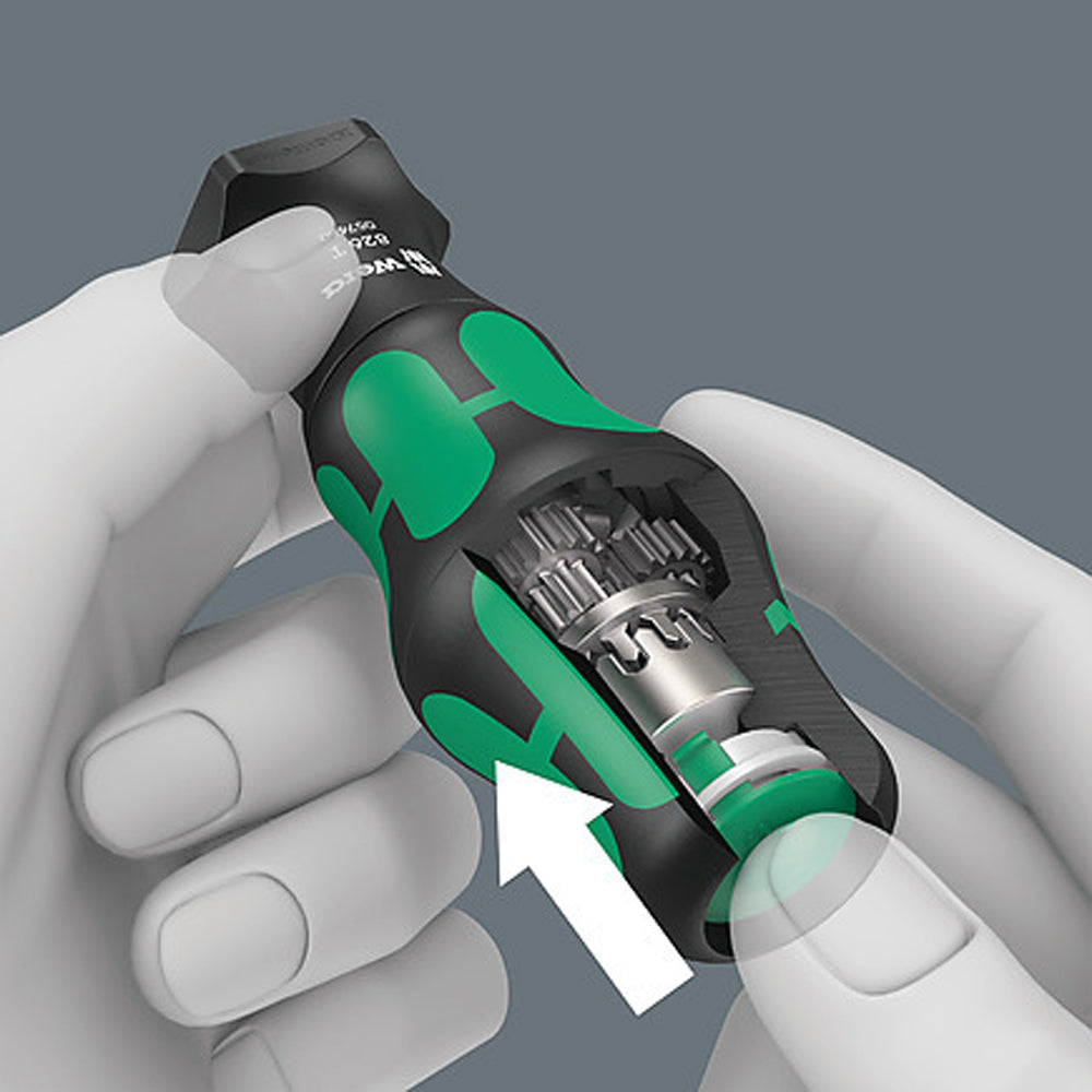 826 T Kraftform Turbo Bits Screwdriver, Rapidaptor quick-release chuck
