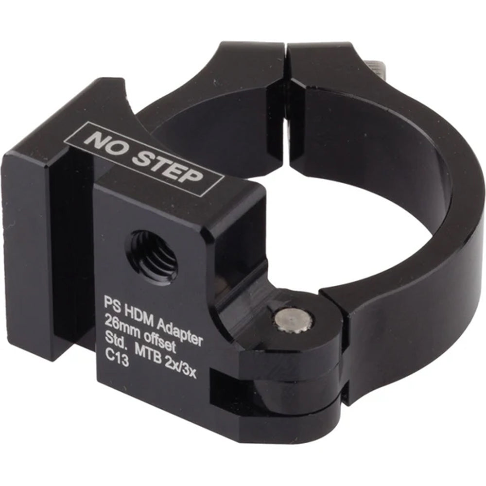 Problem Solvers Direct Mount Front Derailleur Adapter 68mm / 73mm 2X and 3X Drivetrain 34.9mm - Supplied with 31.8mm Shim