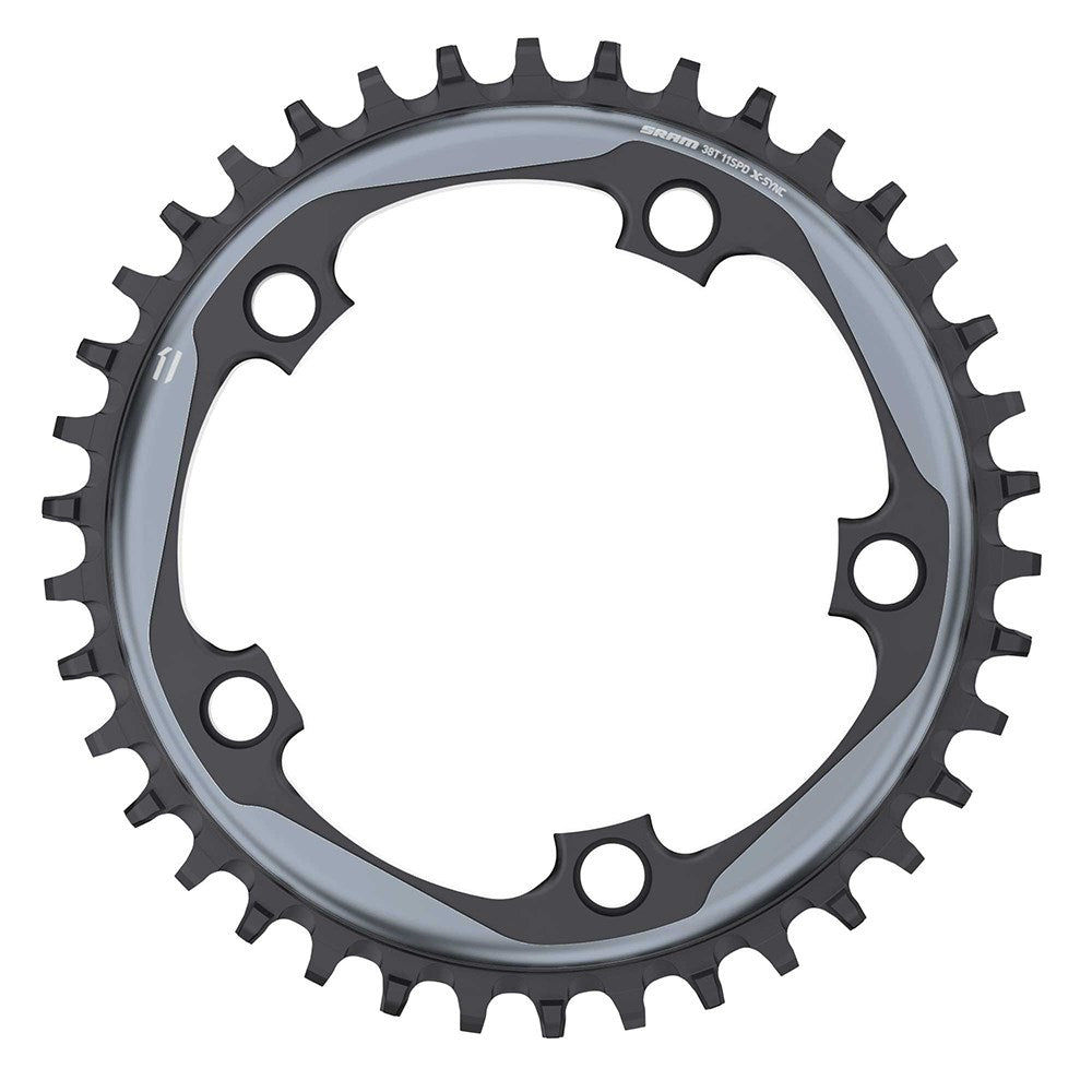 SRAM Chain Ring X-Sync 40 Tooth 11 Speed Apex 1 Asymmetric 110 BCD Aluminium Black BB30 or GXP
