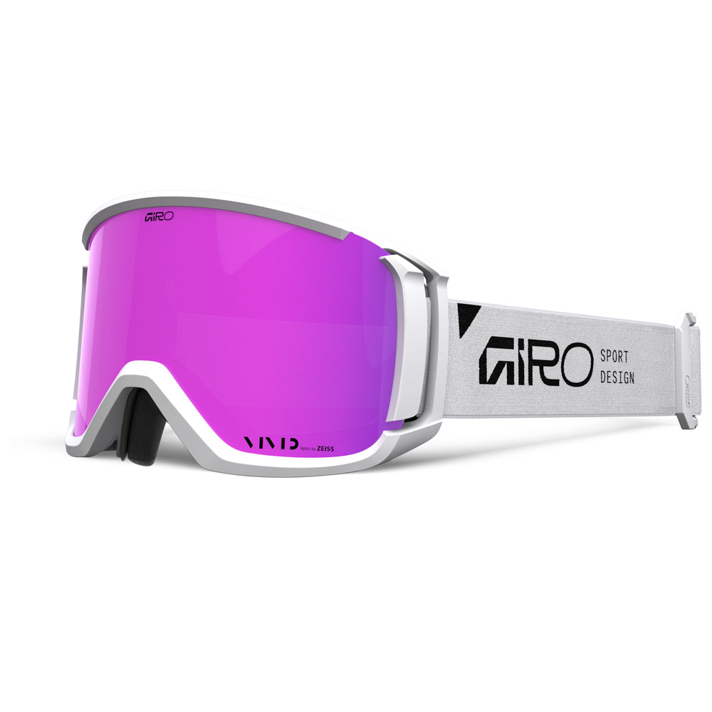 Giro Revolt Stacked White Vivid Pink Goggle