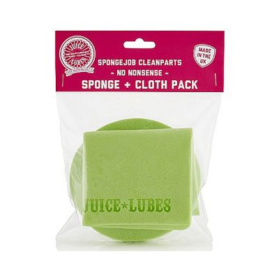Juice Lubes Spongejob Cleanparts Sponge & Cloth Pack