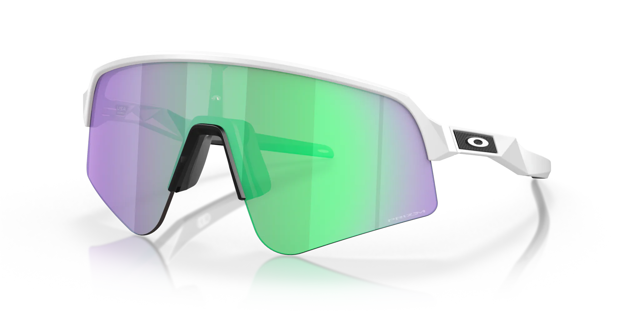 Oakley Sutro Lite Sweep Matte White with Prizm Road Jade Lens