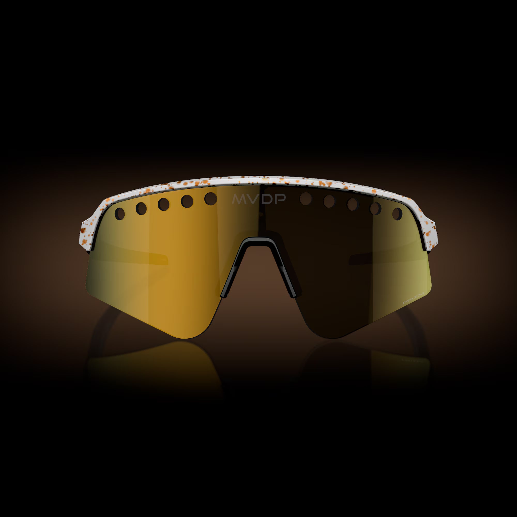 Oakley Sutro Lite Sweep MVDP Red/Gold Splatter with Prizm 2 Lens