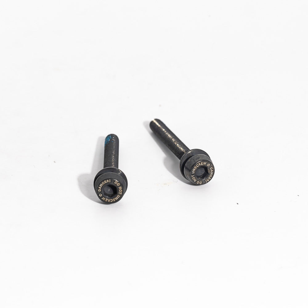 Campagnolo Disc Brake Caliper Flatmount Mounting Bolts 39mm, 30mm - 34mm Rear Thickness Black - 2 Pack