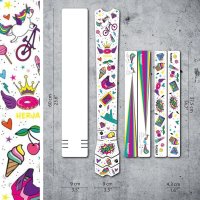 Dyedbro Mtb Frame Protection Unicorn Glitter