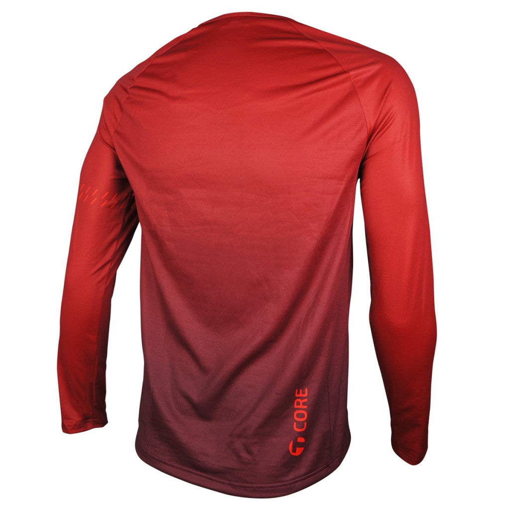 Core Long Sleeve Running Shirt Red