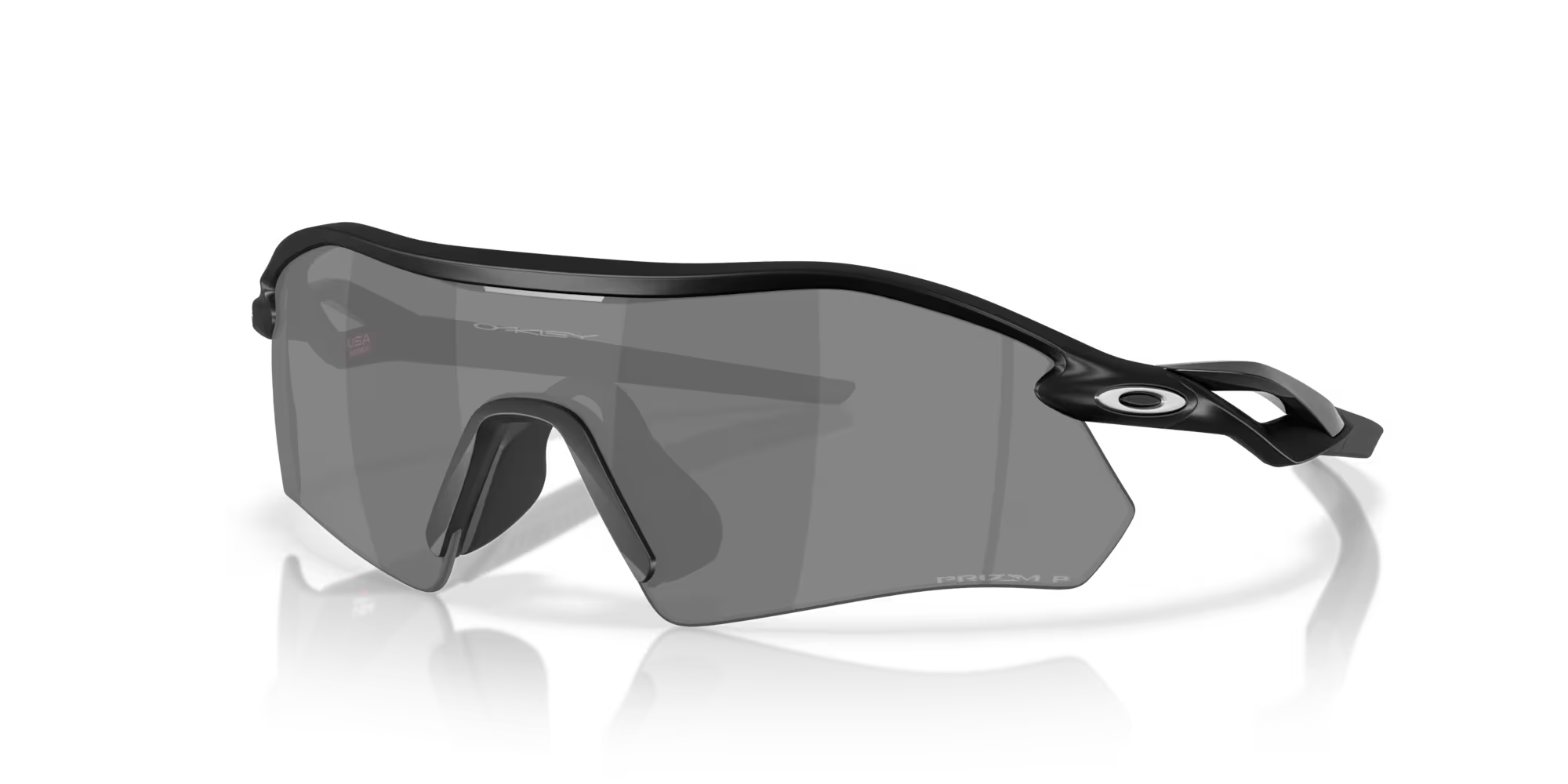 Oakley Radar Plate Matte Black with Prizm Black Polarised Lens
