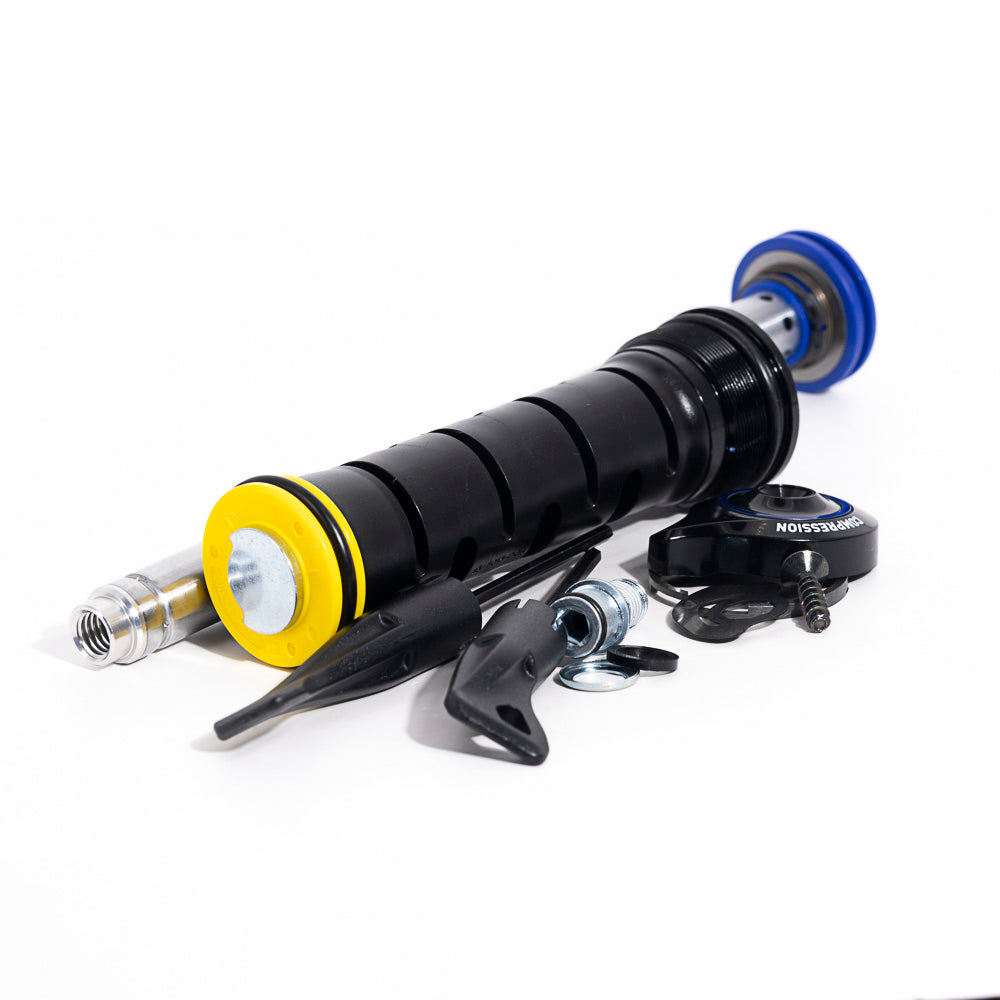 RockShox Fork Damper Assembly - Crown RL (Thread Pitch 0.8mm) 80mm - 120mm (Includes Right Side Internals) - Recon Silver RL B1 2017+