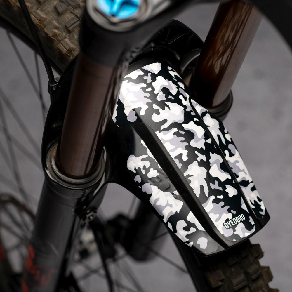 Dyedbro Mudguard Decals Fox / Rockshox Camo