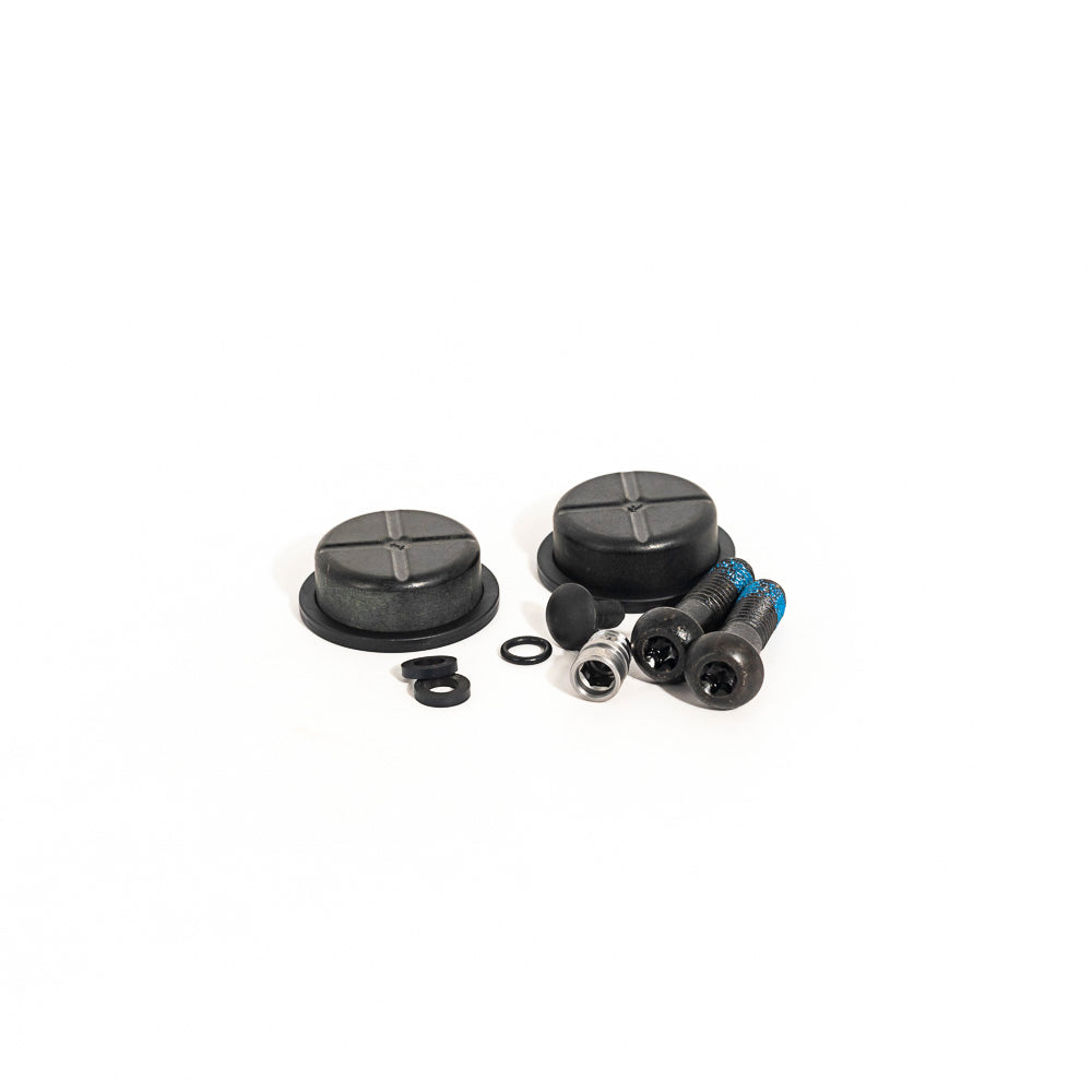 SRAM Disc Brake Caliper Piston Service Kit Force AXS D1 - (Includes 2 Pistons, 2 Piston Black Bolts, Seals, Bleed Screw and O-Rings)