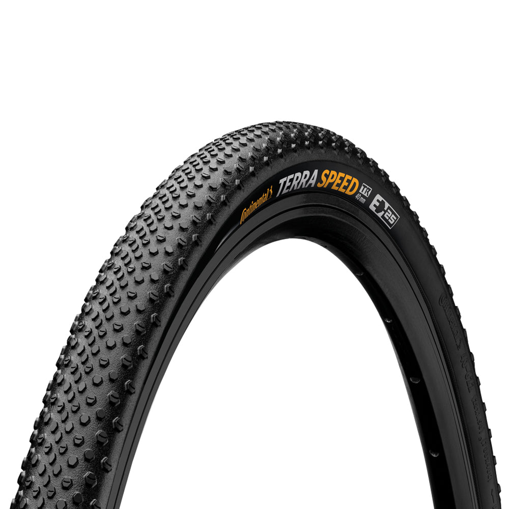 Continental Terra Speed Tubeless Ready ProTection Folding Tyre 700 x 35 Black Chilli Compound, Black / Cream
