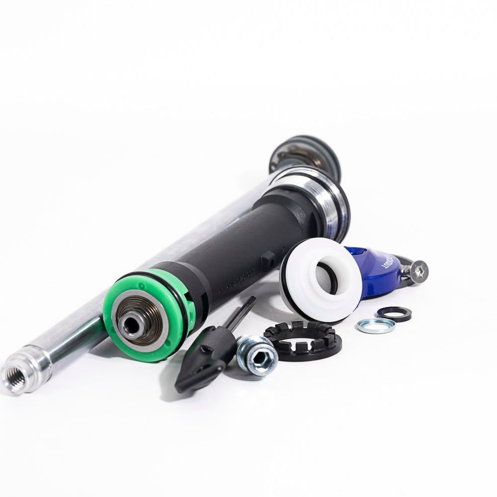 RockShox Fork Damper Assembly - Remote 17mm (PopLoc, Pre-2103 PushLoc) 26 29 100mm (Includes Right Side Internals - XC30 A1 - A3 / 30 Silver A1