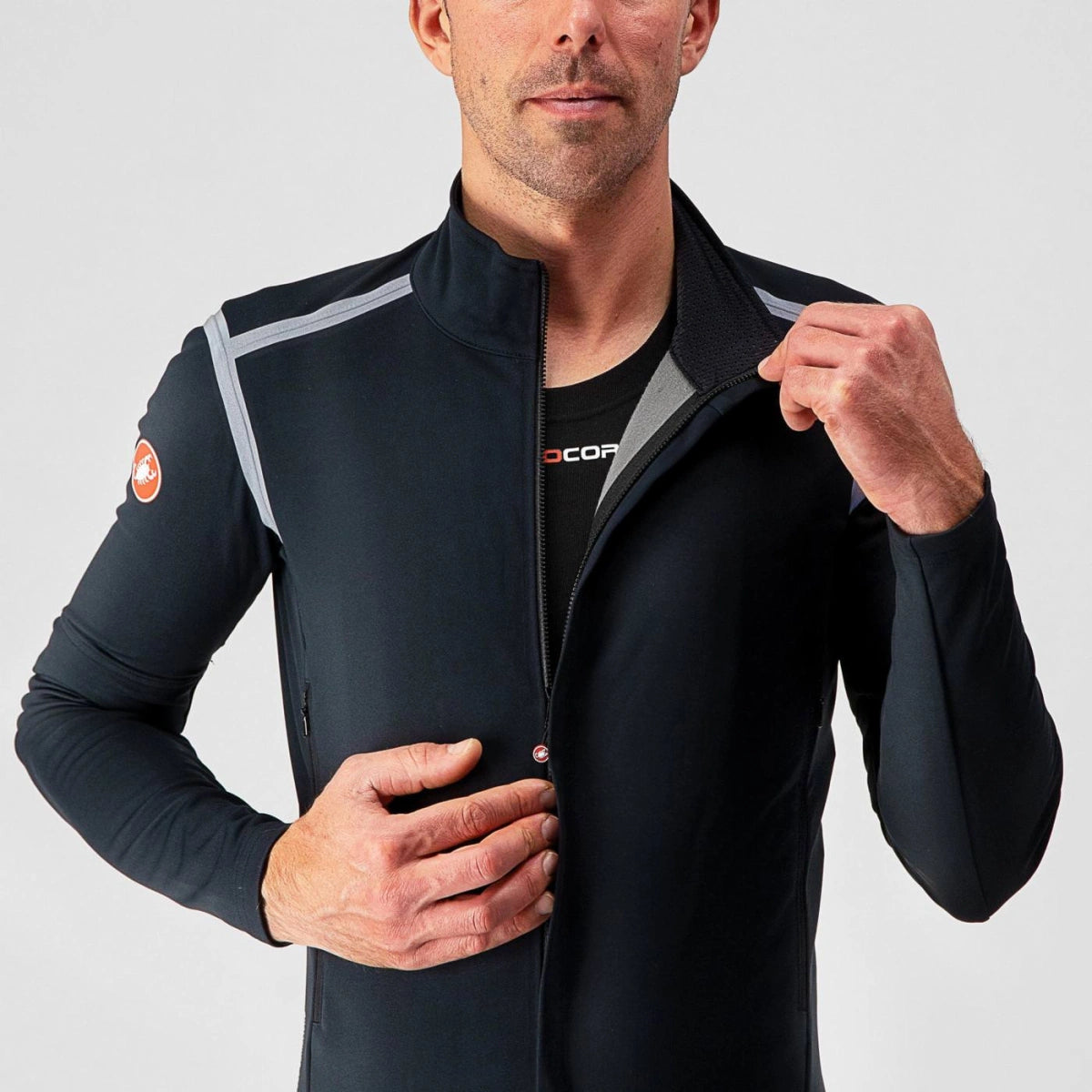 Castelli Jacket Perfetto RoS Convertible Light Black