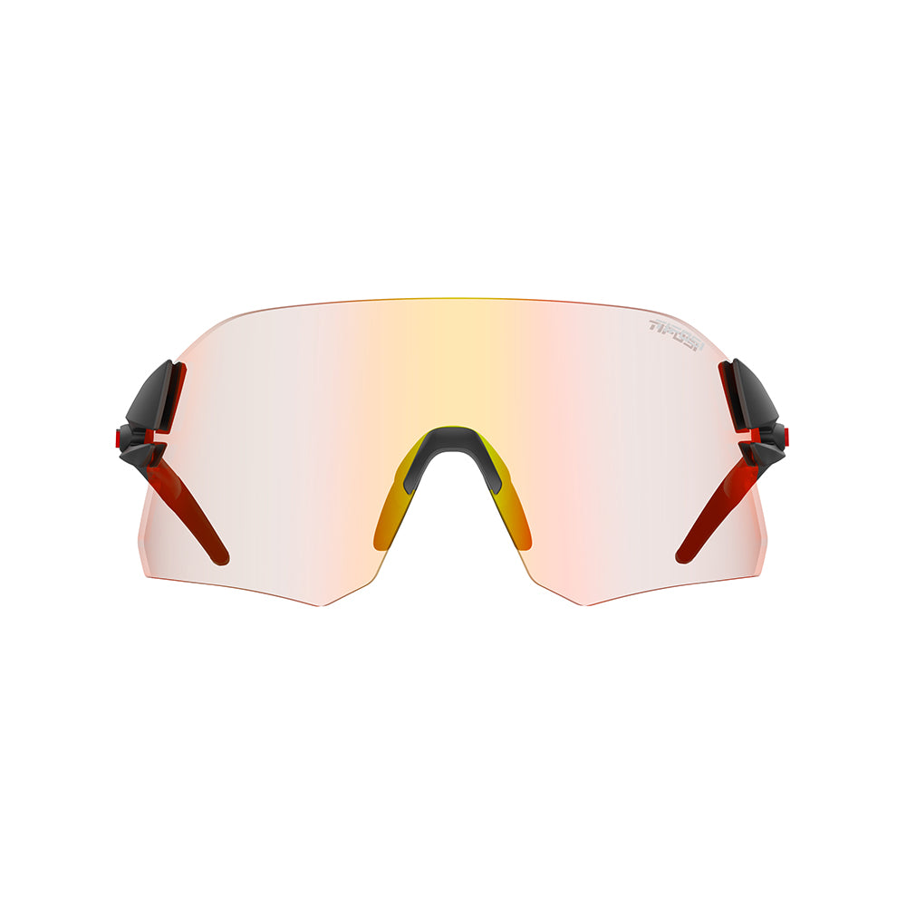 Tifosi Rail Blackout, Smoke/AC Red/Clear Lens