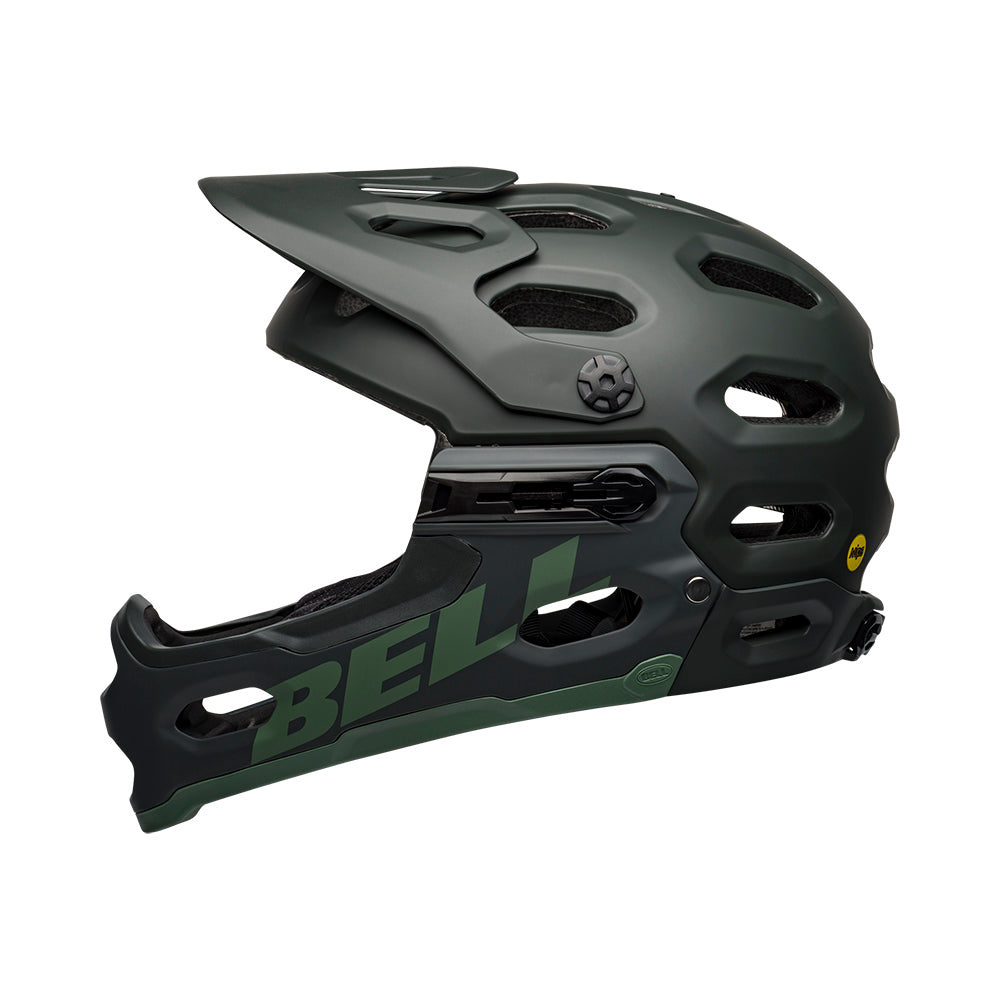 Bell Super 3r MIPS - Solid Matte Green - Left