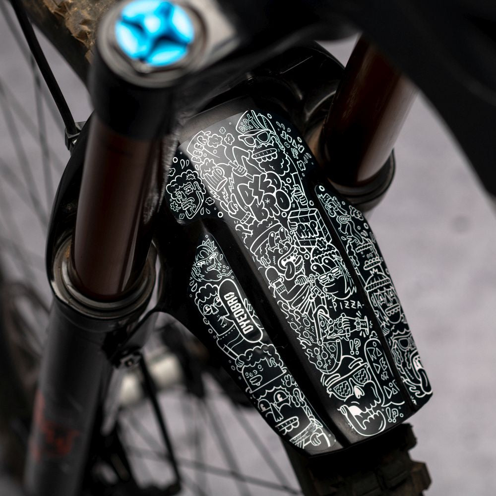 Dyedbro Mudguard Decals Fox / Rockshox Juay
