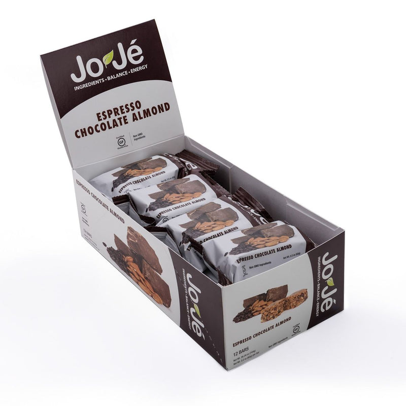 JoJé GF Espresso Chocolate Almond Bars