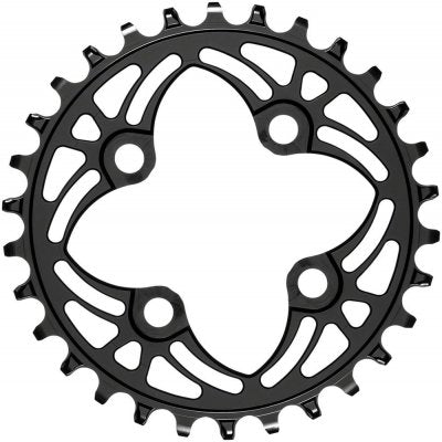 Absolute Black 4 Bolt 64 Bcd Chainring Round