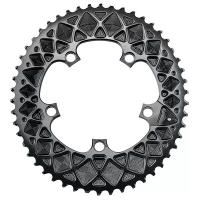 Absolute Black Sram 5 Bolt 110 Bcd Road Chainring Oval