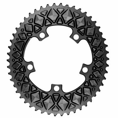 Absolute Black 5 Bolt 110 Bcd Road Chainring Oval