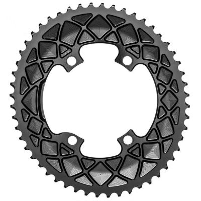 Absolute Black Shimano R9100 / R8000 Road Chainring Oval