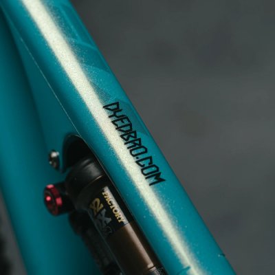 Dyedbro Mtb Frame Protection Clear Glitter